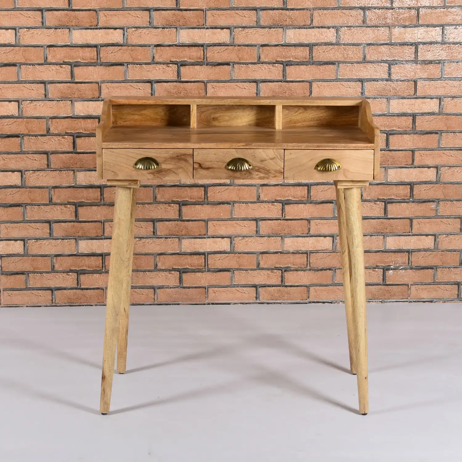 Wooden Writing Desk with 3 Drawer
(KD) - popular handicrafts
